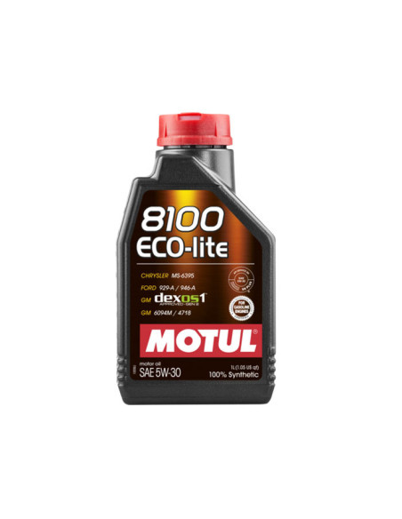 Olio motore Motul 8100 Eco-Lite Dexos1 5W30 (GM, Honda, Subaru, Toyota...) 1L