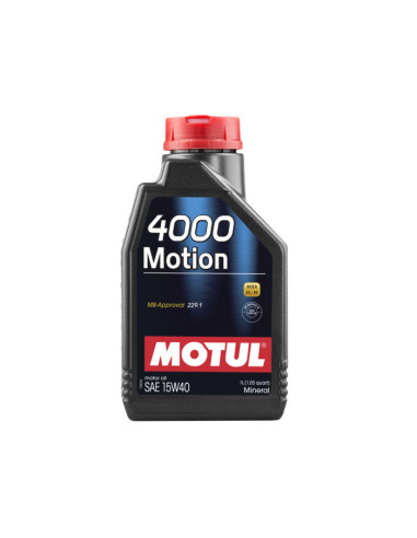 Motul 4000 Motion 15W40 Engine Oil (1L)
