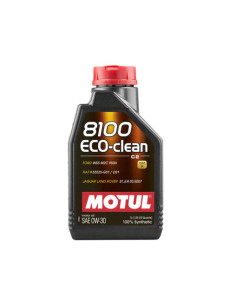 Motul 8100 Eco Clean C2 0W30 Engine Oil (Ford, Fiat & FAP Honda, Toyota, Subaru, Suzuki) 1L