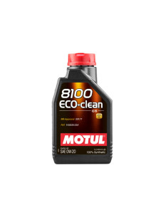 Motul 8100 Eco-Clean 0W20 Engine Oil (Alfa Romeo, Fiat, Mercedes) 1L