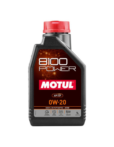 Motul 8100 Power 0W20 Engine Oil (1L)