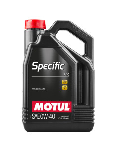 Olio motore Motul 0W40 Specific A40 (Porsche) 5L