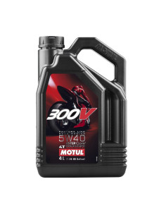 Olio motore per moto Motul 300V 4T FL Road Racing 5W40 (4L)