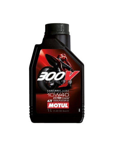 Olio motore per moto Motul 300V 4T FL Road Racing 10W40 (1L)