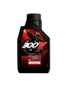 Motul 300V 4T FL Road Racing 15W50 Motorcycle Engine Oil (1L)