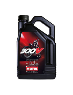 Motul 300V 4T FL Off Road 5W40 Motorcycle Engine Oil (4L)