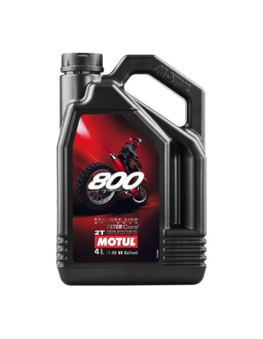 Olio motore per motociclette fuoristrada Motul 800 2T FL (4L)