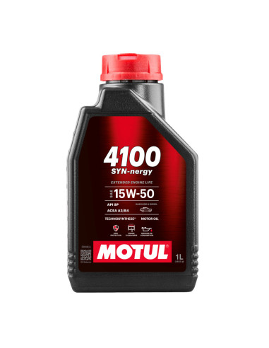 Olio motore Motul 4100 Syn-nergy 15W50 (1L)