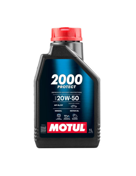 Motul 2000 Protect 20W50 Engine Oil (1L)