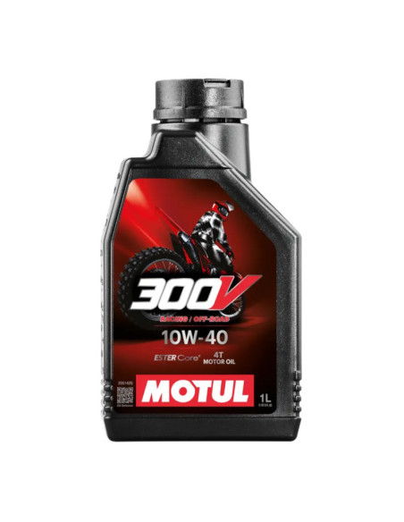Olio motore per moto Motul 300V 4T Off Road 10W40 (1L)