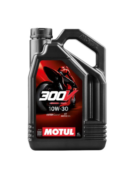 Olio motore per moto Motul 300V 4T Road Racing 10W30 (4L)