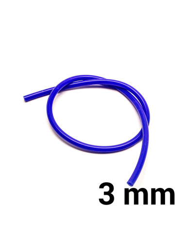 Silicone Hose 3 mm - Blue