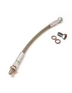 Braided Oil Turbo Feed for CA18DET & SR20DET Red Top (S13) 2