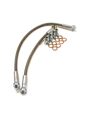 Braided Water Feeds for CA18DET & SR20DET Red Top (S13)