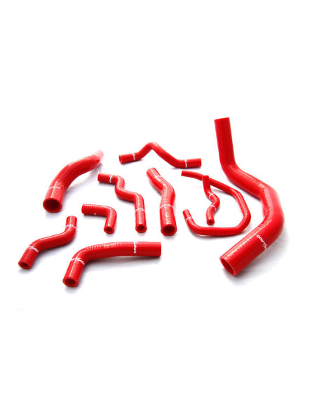 Kit di 10 tubi flessibili in silicone per motore SR20DET Black Top - Rosso