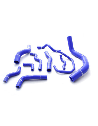 10 Piece Silicone Engine Hose Kit for SR20DET Black Top - Blue