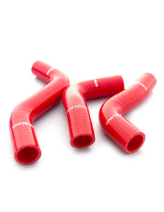 Kit di tubi flessibili in silicone per radiatore per Mazda MX-5 NA - Rosso