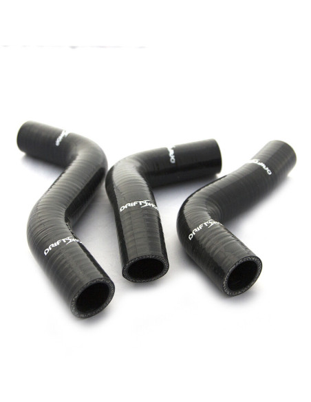 Kit di tubi flessibili in silicone per radiatore per Mazda MX-5 NA - Nero