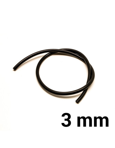Silicone Hose 3 mm - Black