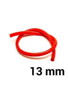 Tubo flessibile in silicone Ø13 mm - Rosso (al metro)