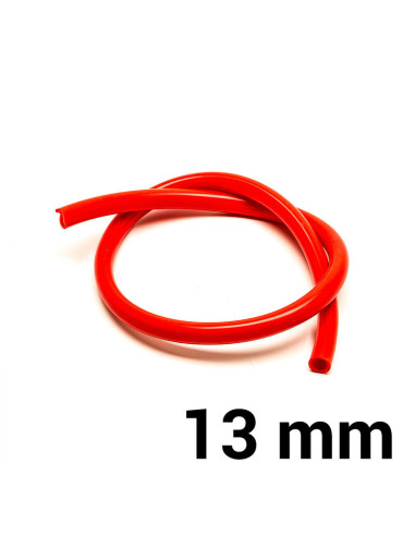 Silicone Hose Ø13 mm - Red (per meter)