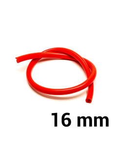 Tubo flessibile in silicone Ø16 mm - Rosso (al metro)
