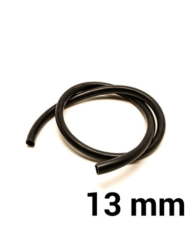 Silicone Hose Ø13 mm - Black (per meter)