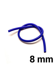 Tubo flessibile in silicone Ø8 mm - Blu (al metro)