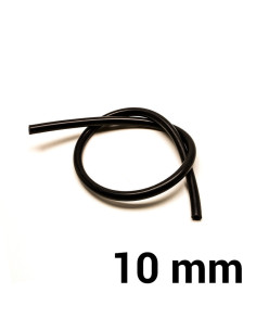 Silicone Hose Ø10 mm - Black (per meter)