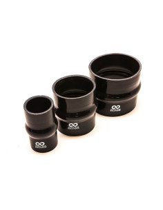 Tubo flessibile in silicone a gobba Ø102 mm, lunghezza 102 mm, spessore 5 mm, nero