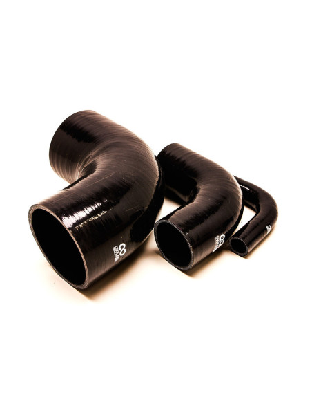 90° Elbow - Ø60 mm, Length 125x125 mm, Thick. 5 mm, Black