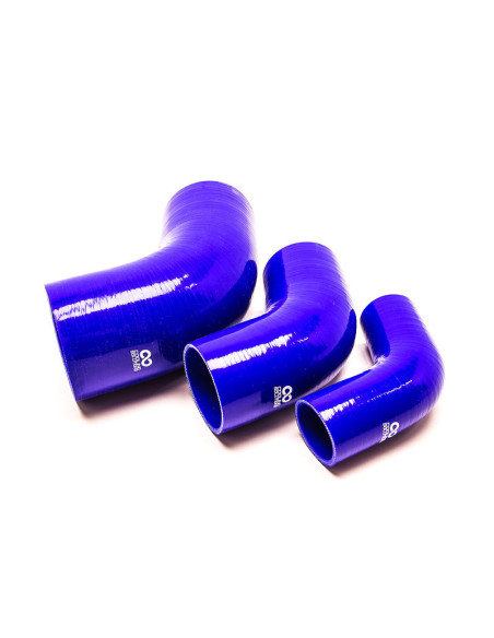 67° Elbow - Ø76 mm, Length 125x125 mm, Thick. 5 mm, Blue