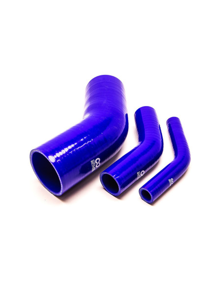 Gomito a 45° - Ø80 mm, Lunghezza 125x125 mm, Spessore 5 mm, Blu