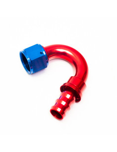 Raccordo a gomito a innesto rapido da 150° per tubo Dash 10