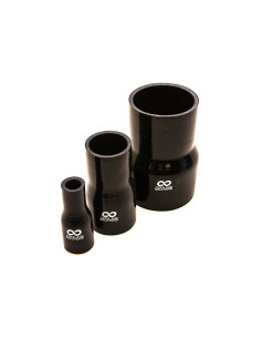 Silicon Reducer Ø51-38 mm, Length 102 mm, Thick. 5 mm, Black