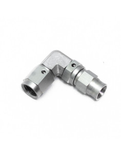 Raccordo a gomito femmina M10x1.0 a 45° per tubo Dash 3