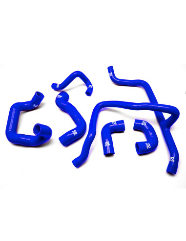 Kit di 6 tubi flessibili in silicone per BMW E30 6 cilindri - Blu