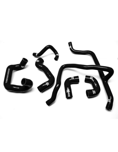 Kit di 6 tubi flessibili in silicone per BMW E30 6 cilindri - Nero