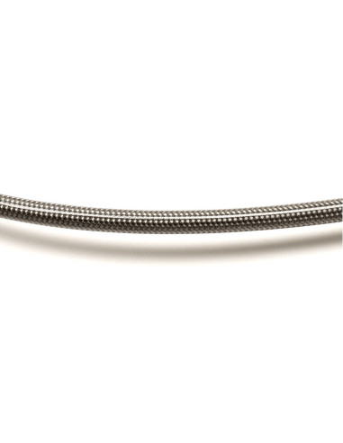 Dash 3 Hose per Meter (Transparent Teflon & Stainless Steel Braid)