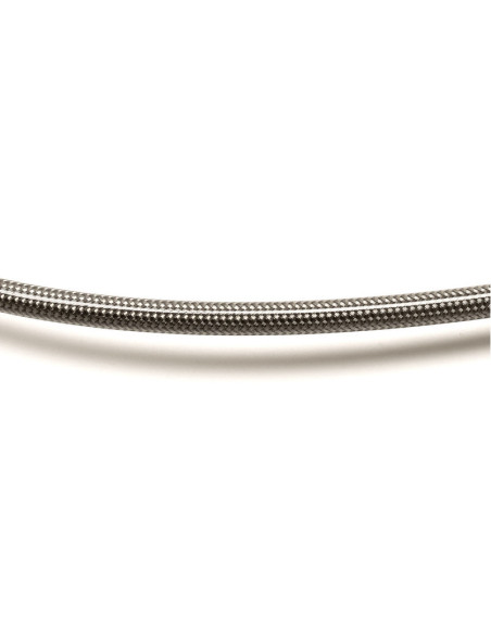 Dash 3 Hose per Meter (Transparent Teflon & Stainless Steel Braid)