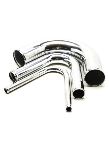 Gomito in alluminio a 135°, Ø41 mm, lunghezza 500 mm