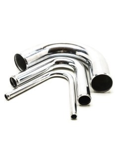 Aluminium 135° Elbow Ø60 mm, Length 500 mm