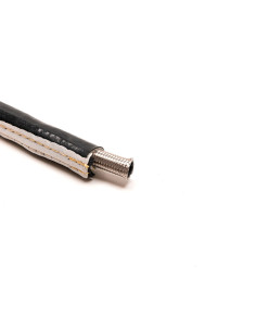 Ø8mm Heat Protective Velcro Sleeve, Black, 1 meter 2