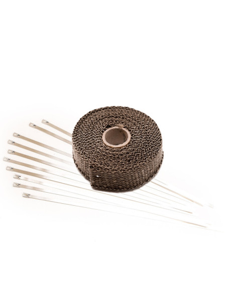 Thin Exhaust Heat Wrap (5m x 25mm)