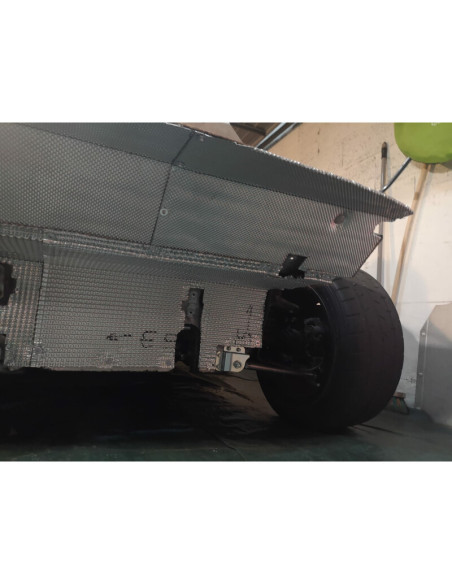 Embossed Aluminium Heat Shield (50 x 50 cm)