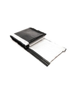 Ø10 mm Heat Protective Velcro Sleeve, Black, 1 meter 2