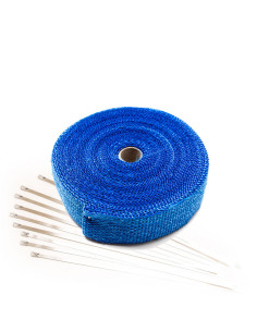 Blue Exhaust Heat Wrap (15m x 50mm)