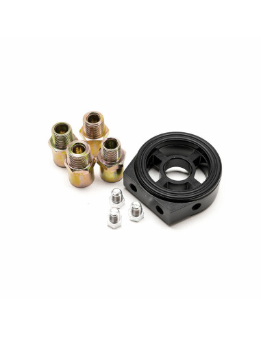 Piastra sandwich con porte per sensori da 1/8" NPT (nera)