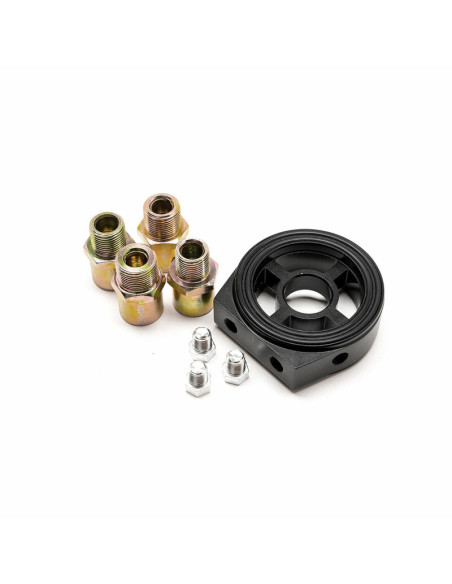 Piastra sandwich con porte per sensori da 1/8" NPT (nera)