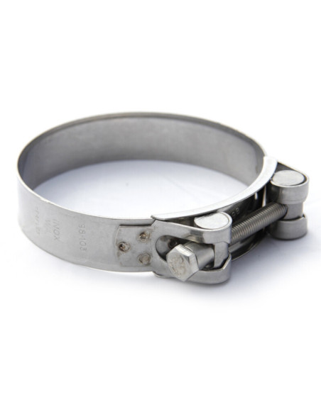 Stainless Steel T Bolt Hose Clamp. 140-148 mm